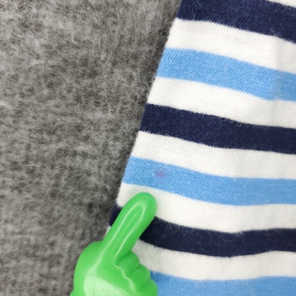 Ralph Lauren T-shirt Baby Boys 9M Months Blue White Short Sleeve Striped - Picture 8 of 9